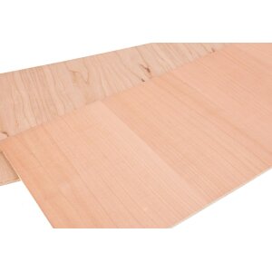 Wooden panel - cherry veneer A/B quality / MDF core - 5 mm raw 600 x 400 mm (+/-2 mm) FSC®