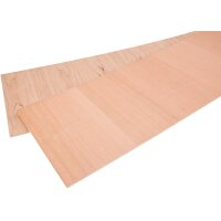 Wooden panel - cherry veneer A/B quality / MDF core - 5 mm raw 600 x 400 mm (+/-2 mm) FSC®