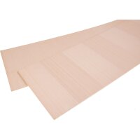 Buche Furnier FSC® Holzplatte 5 mm MDF Kern | Lasertauglich roh 1200 x 600 mm (+/-2 mm)
