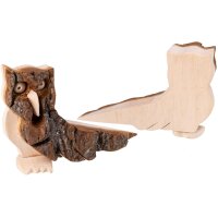Natürlicher Türstopper aus Erlenholz mit Rinde...