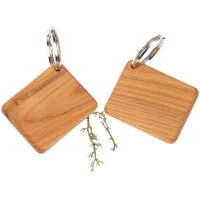 Wooden key ring made of oiled FSC® cherry -...