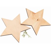 Wooden star made of fragrant Swiss stone pine - laser-cut...