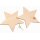 Wooden star made of fragrant Swiss stone pine - laser-cut Christmas decoration 120 x 120 x 5 mm