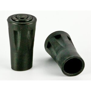 Wanderstock-Gummipuffer H 4,5 cm, einfacher Durchmesser 1,6 cm - für glatte Böden geeignet