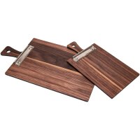 Clipboards for menus with oiled walnut handle