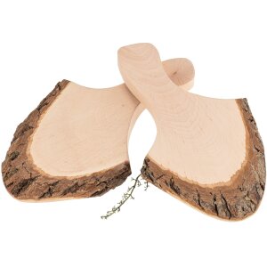 Serving Board with Handle & Bark – FSC® Alder Wood 18 - 23 cm