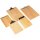 Clipboard A4/A5 FSC® Alder oiled lacquered or raw