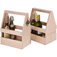 Holz Bierträger aus FSC® zertifizierter Erle