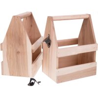 Holz Bierträger aus FSC® zertifizierter Erle