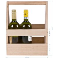 Holz Bierträger aus FSC® zertifizierter Erle