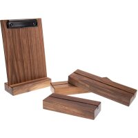 Holz Klemmbrett aus Nussbaum | Viele Varianten