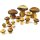 Hand-turned mushrooms made from oiled alder - natural wood decoration