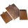 Klemmbrett aus 12mm FSC® Erle Massivholz in Nussbaum Farbe