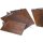 Klemmbrett aus 12mm FSC® Erle Massivholz in Nussbaum Farbe