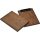 Klemmbrett aus 12mm FSC® Erle Massivholz in Nussbaum Farbe