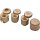 Ring box / ring case - tree trunk with lid