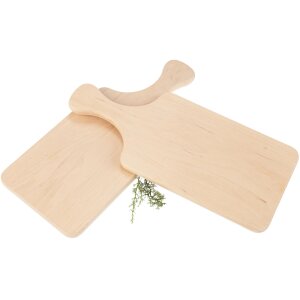 Schneidebrett mit Griff aus FSC® Erlenholz – 32 x 14 x 1,2 cm