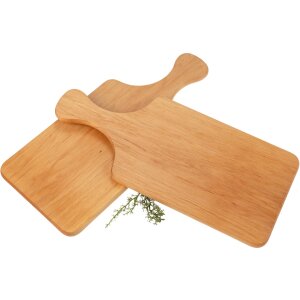 Schneidebrett mit Griff aus geölter FSC® Erle – 32 x 14 x 1,2 cm