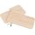 Schneidebrett mit Messerschlitz - Messerbrett aus FSC® Erle 26 x 15,5 x 1,2 cm
