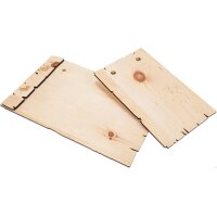 Gehacktes Zirbenholz Klemmbrett im Used Look | Viele Varianten