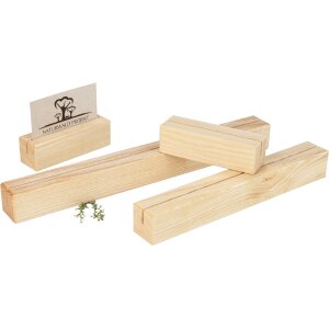 Tischaufsteller / Tischdisplay aus Eschenholz 3 x 3 cm