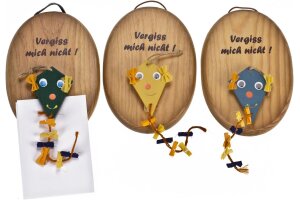 Note holder print: Dont forget me different colors