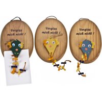 Notizhalter  Druck: Vergiss mich nicht verschiedene Farben