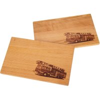 Schneidebrett Kirsche geölt - 30 x 18 x 1,5 cm -...