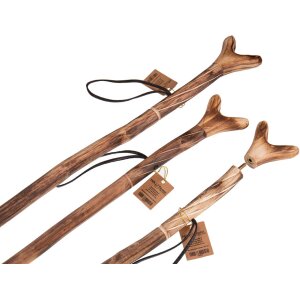 Combined shepherds crook / walking stick and camera/binoculars monopod