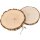 Alder Wood Slice round 19–21 x 2.5 cm – Bark disc for cutting or decoration