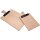 Clipboards for menus made of raw larch with handle