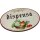 Antique wooden door signs in Italian - birch plywood