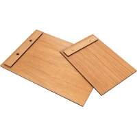 Klemmbrett mit Holzklemme aus Eiche FSC® Holz...
