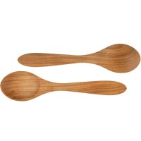 Esslöffel für Kinder / Teelöffel aus geöltem FSC® Kirschholz - 17 cm