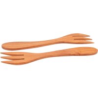 Holz Gabel klein aus FSC® zertifiziertem Kirschholz geölt - Kuchengabel 17 x 3 cm