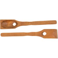 Olive Spoon – Oiled FSC® Cherry Wood 17 cm...