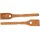 Olive spoon made of oiled cherry wood - 17 cm - Stylish cutlery for antipasti and tapas