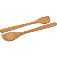 Spitzlöffel / Kochlöffel mit Spitze aus geöltem Kirschholz FSC® zertifiziert - 30 cm