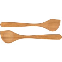 Spitzlöffel / Kochlöffel mit Spitze aus geöltem Kirschholz FSC® zertifiziert - 30 cm