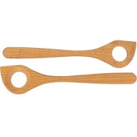 Kirschholz Lochlöffel / Risottolöffel / Kochlöffel - geölt - 30 cm