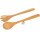 Oiled cherry wood salad servers - 30 cm - Stylish and sustainable