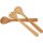 Oiled cherry wood salad servers - 30 cm - Stylish and sustainable