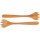 Fork / spoon made of oiled cherry wood - 30 cm