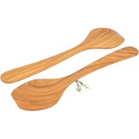 Wok turner made of oiled cherry wood - 37 cm - Ideal for...