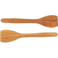 Salad Tongs in Oiled Cherry Wood – Sustainable & Elegant – approx. 33 cm