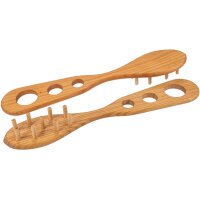 Spaghetti Spoon with Portioning Holes – FSC®-Certified Cherry Wood oiled