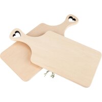Griff Schneidebrett aus FSC® Erle mit Laser...