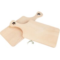 Griff Schneidebrett aus FSC® Erle mit Laser...