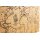 Holz Wandbild Weltkarte Antik aus Geölter Eiche FSC® - 120x72 cm