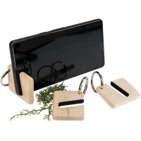 Ahornholz Schlüsselanhänger mit Handyhalter |...